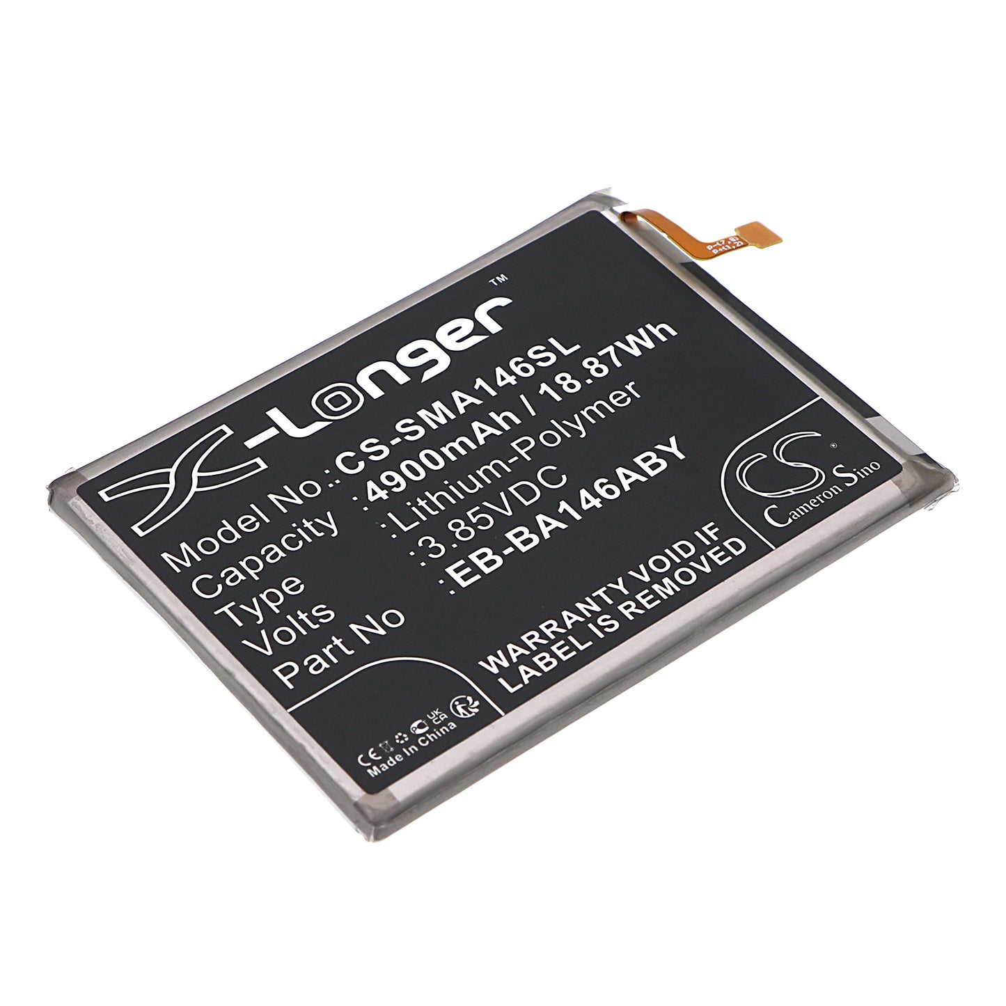 Batteri till Samsung SM-A146P/N 4900mAh / 18.87Wh