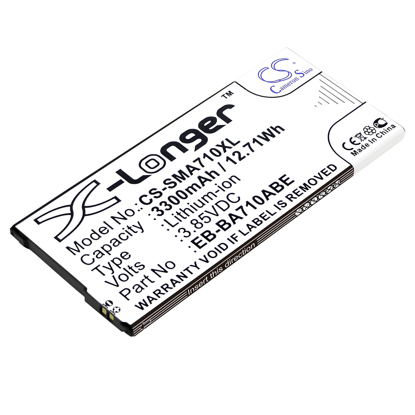 Akku Samsung SM-A710S 3300mAh / 12.71Wh