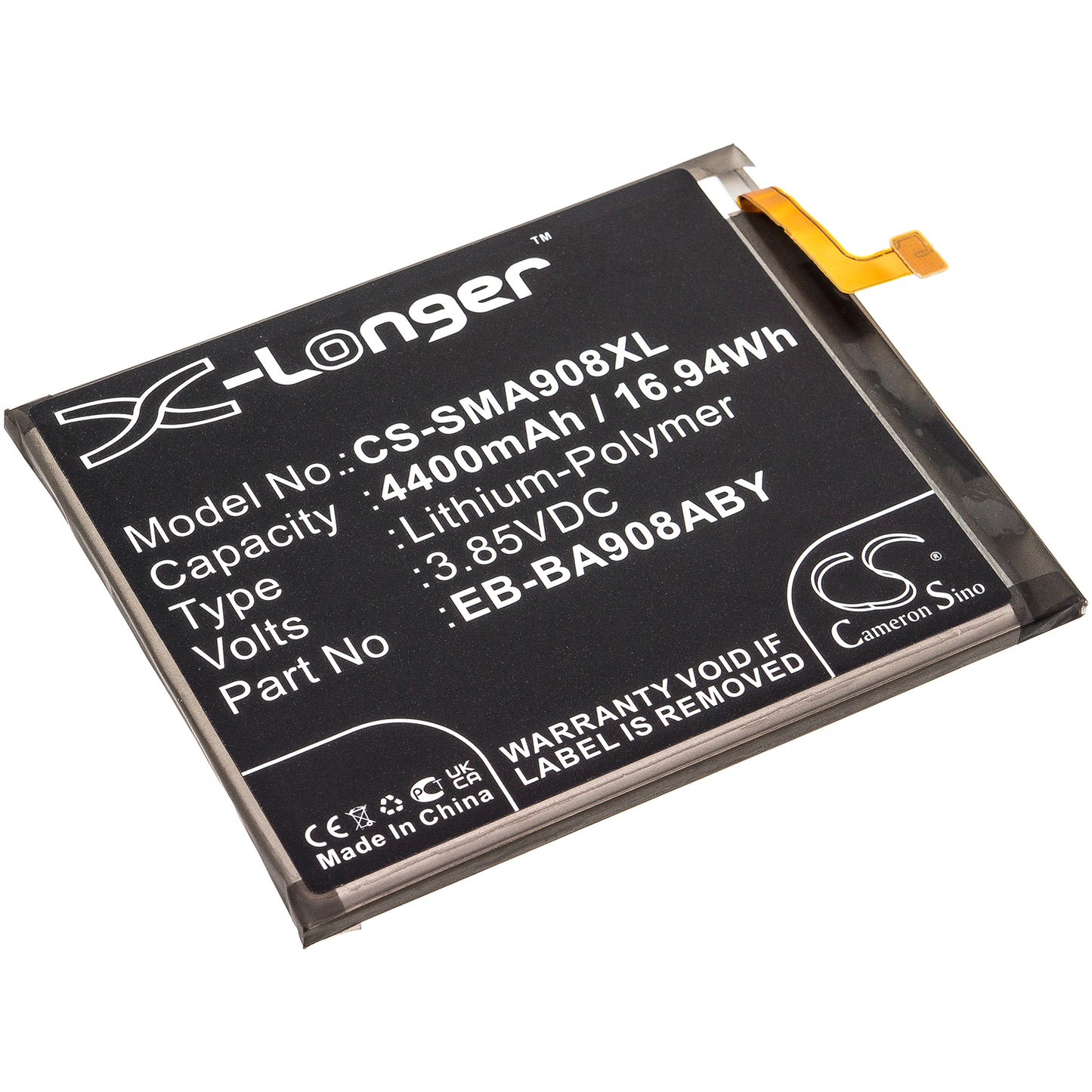 Battery for Samsung SM-A908B 4400mAh / 16.94Wh