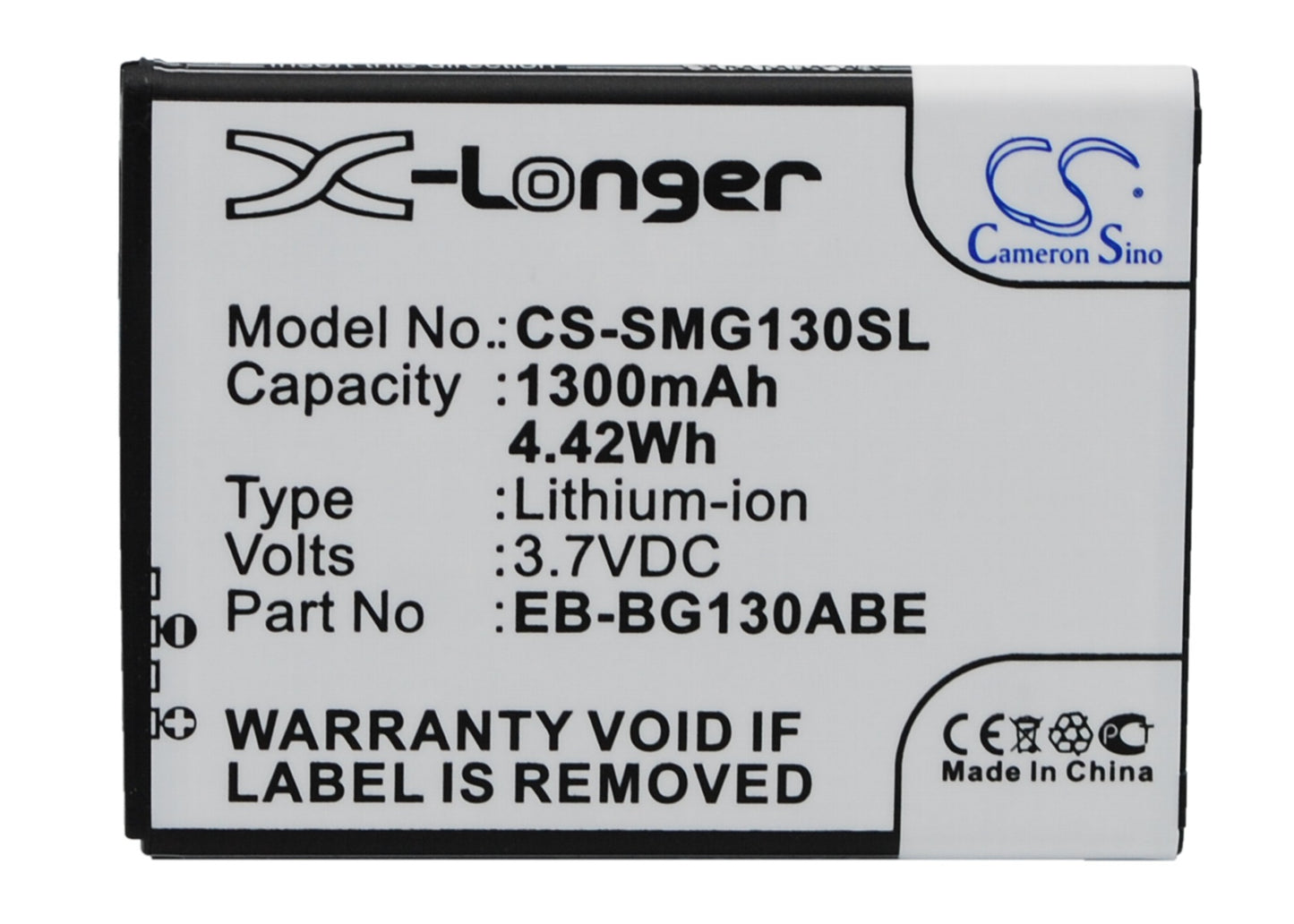 Batteri till Samsung Galaxy Young II 1300mAh / 4.81Wh