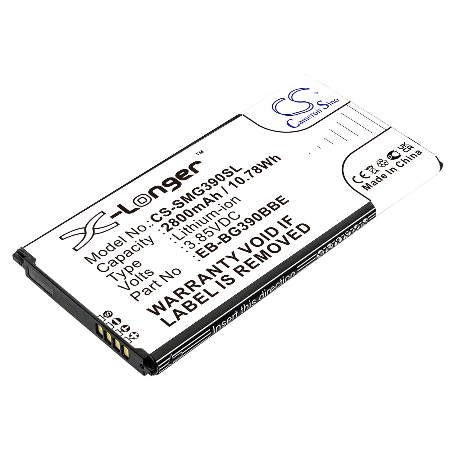 Battery for Samsung Galaxy Xcover 4 2017 TD-LTE 2800mAh / 10.78Wh
