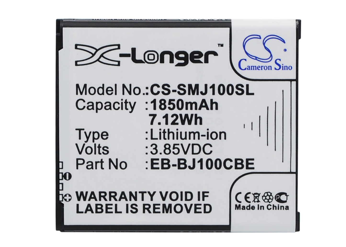 Batteri till Samsung Galaxy J1 4G 1850mAh / 7.12Wh