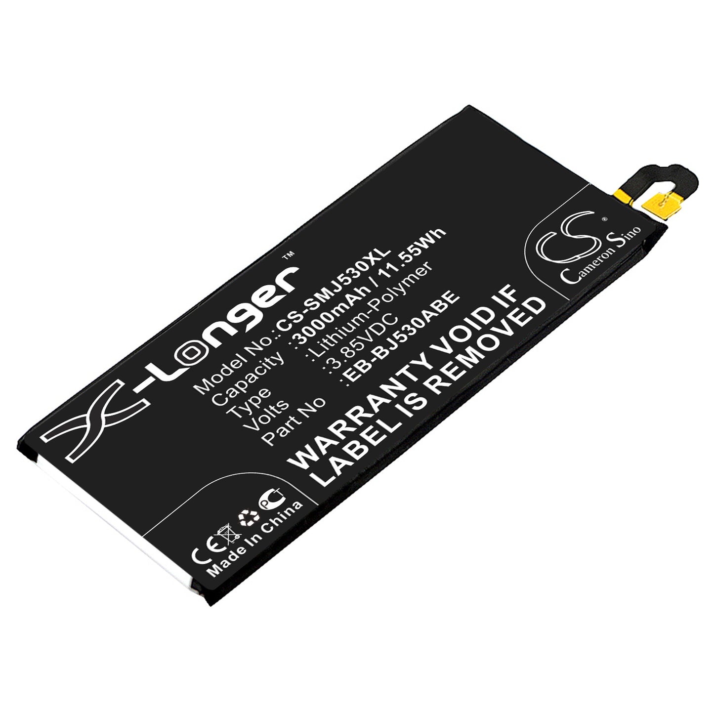 Batteri till Samsung Galaxy J5 2017 TD-LTE 3000mAh / 11.55Wh