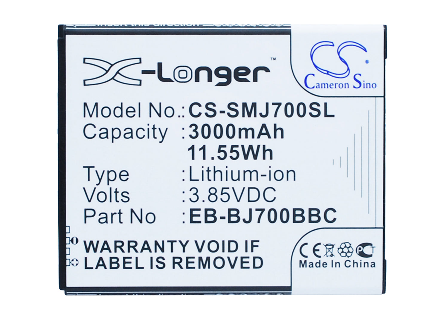 Batteri till Samsung SM-G610Y 3000mAh / 11.55Wh