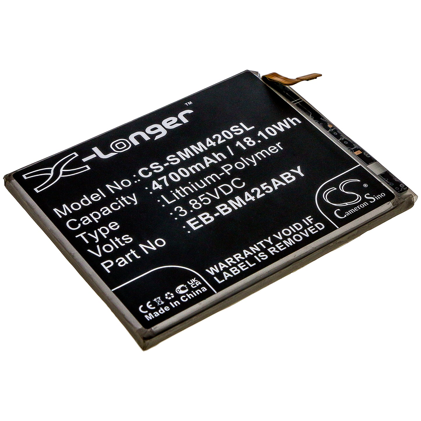 Battery for Samsung Galaxy M42 4700mAh / 18.10Wh