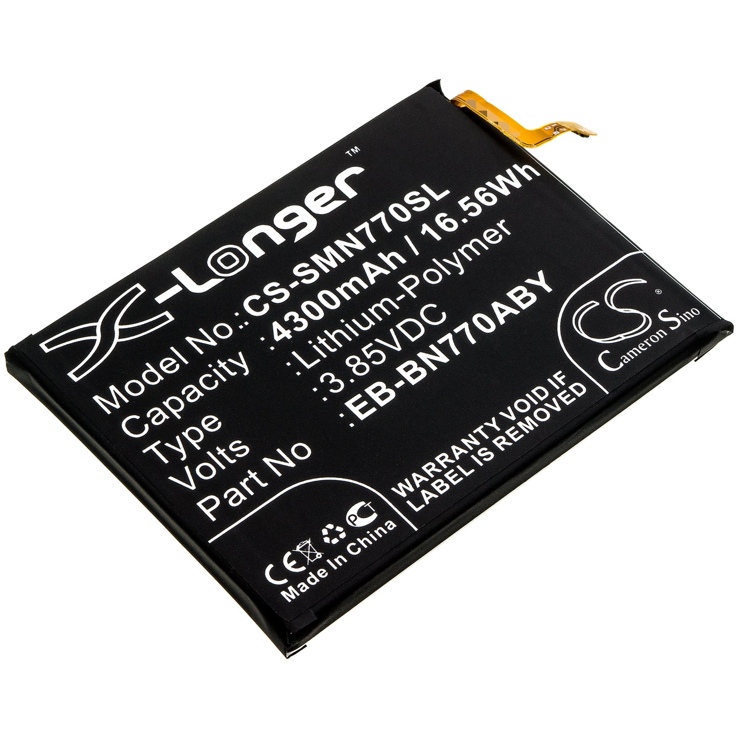 Battery for Samsung Galaxy Note 10 Lite 4300mAh / 16.56Wh