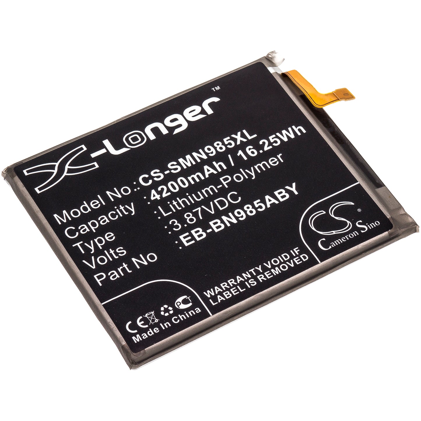 Battery for Samsung Galaxy Note 20 Ultra 4200mAh / 16.25Wh