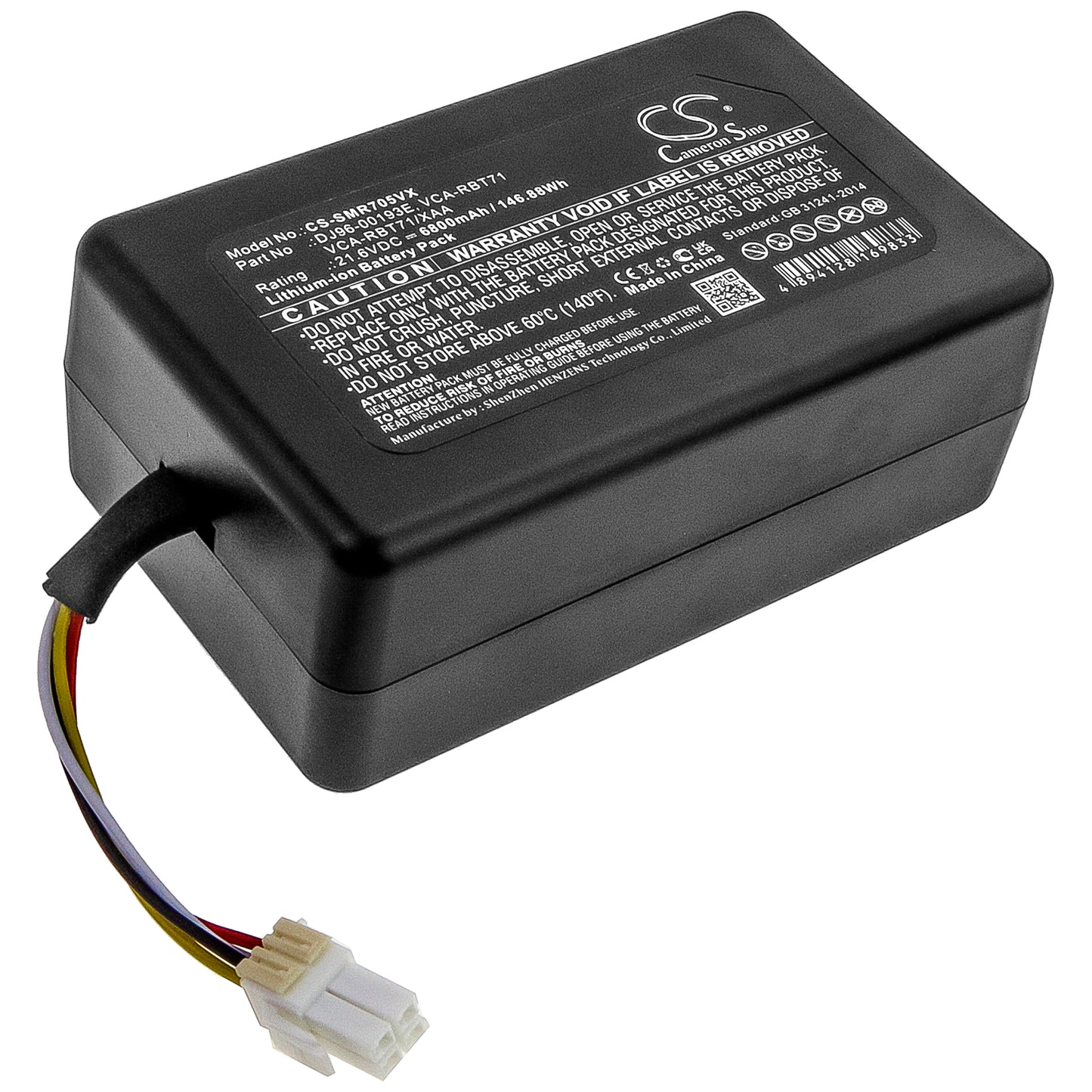 Batteri till Samsung VR2AK9350WK 6800mAh / 146.88Wh