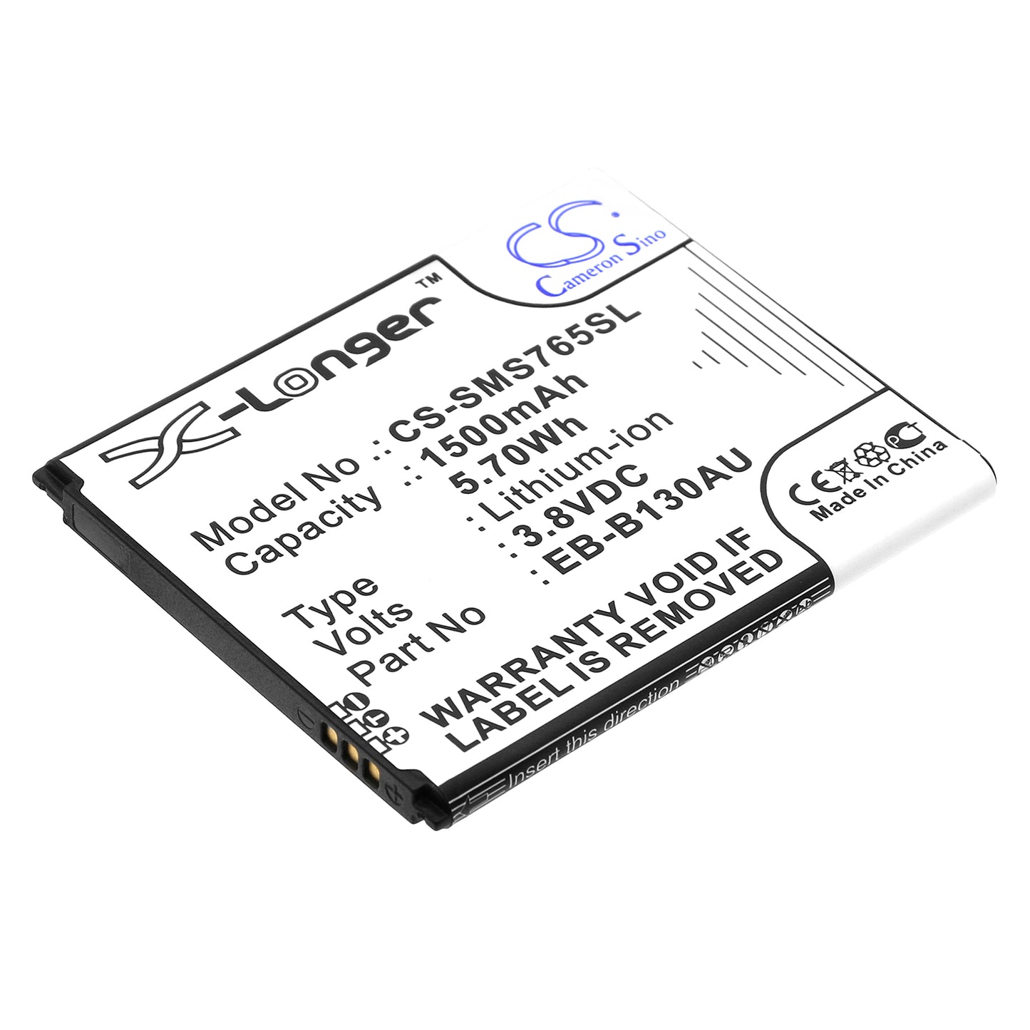 Battery for Samsung GreatCall Touch 3 1500mAh / 5.70Wh