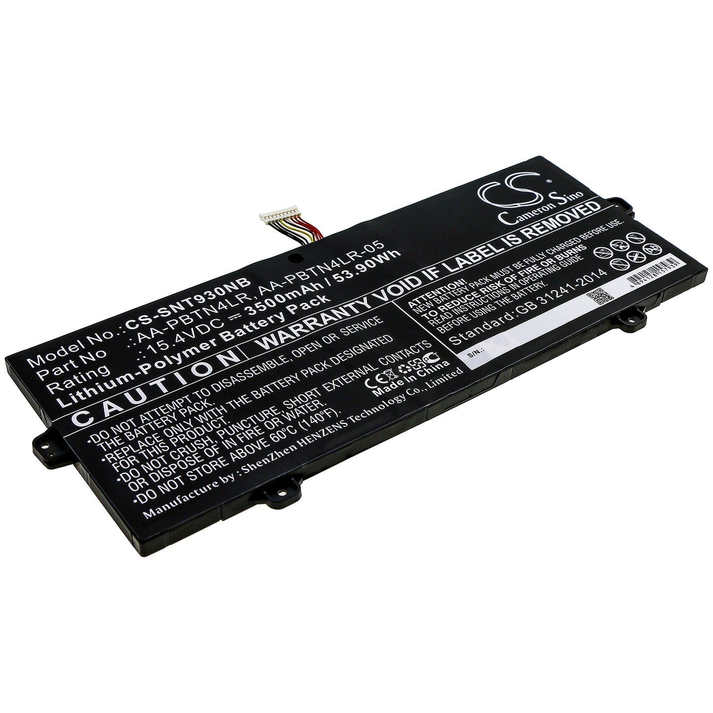 Akku Samsung NP850XBC-X02US 3500mAh / 53.90Wh