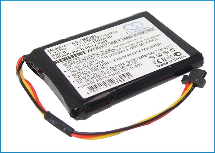 Battery for TomTom Go XL330S 1100mAh / 4.07Wh