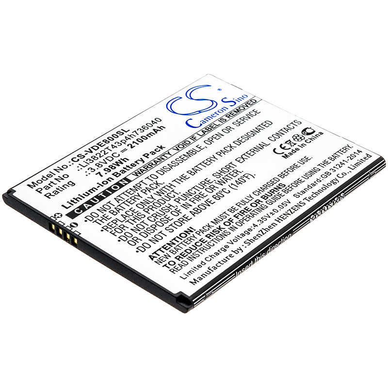 Akku ZTE Blade T2 Lite 2100mAh / 7.98Wh