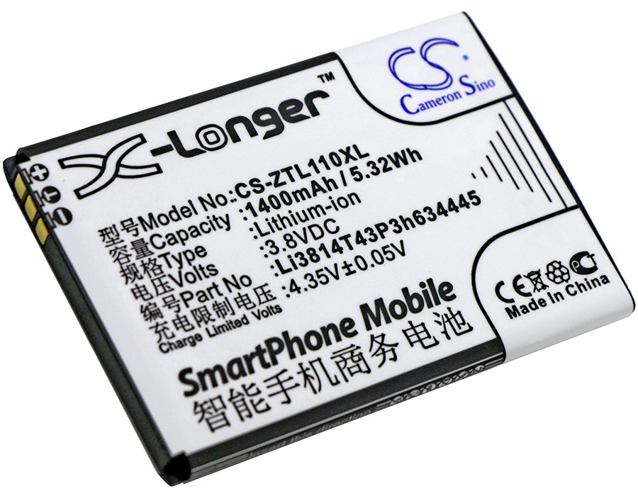 Akku ZTE Blade L110 Dual SIM 1400mAh / 5.32Wh