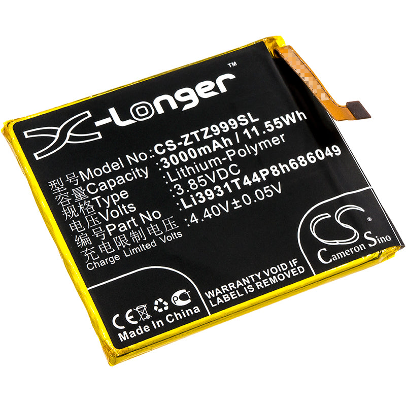 Akku ZTE Z999 3000mAh / 11.55Wh